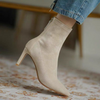 High Heel Women Boots Autumn and Winter Stretch Thin Boots Pointed Toe Sock Boots Booties Woman