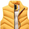 Men's Casual Warm Plus Fleece Stand-up Collar Cotton Vest