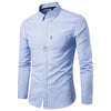 Casual Long Sleeve Slim Fit Business Button Shirt